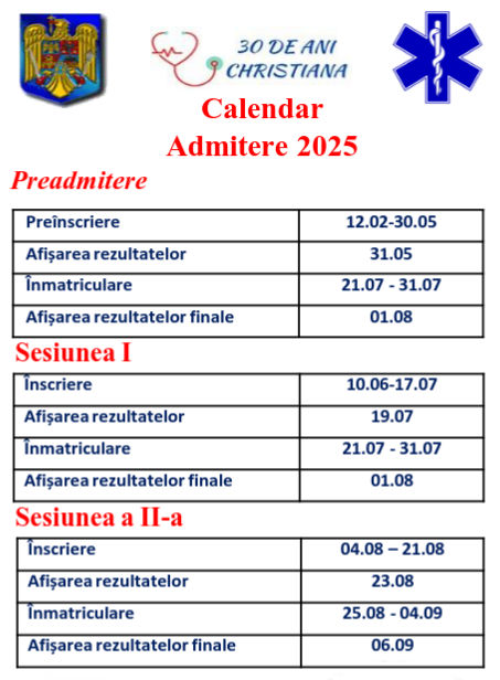 Inscrieri calendar 2024